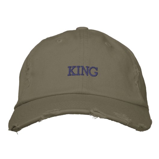 Brodée KING Olive Drift Aventure Casquette Sage Frontier (Devant)