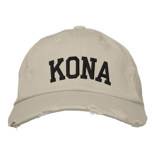 Brodée Kona Casquette brodé (Devant)