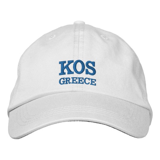 Brodée Kos Island Grèce Casquette personnalisé (Devant)