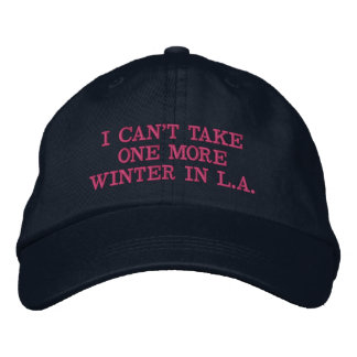Brodée L.A. Casquette de baseball d'hiver