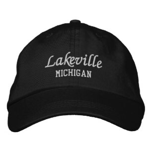 Brodée Lakeville Michigan Casquette de baseball brodé