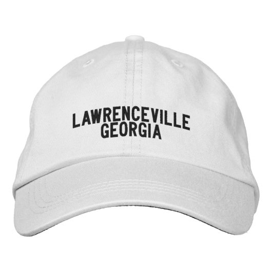 Brodée Lawrenceville Géorgie Casquette (Devant)