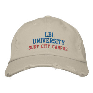 BRODÉE LBI UNIVERSITY MARDEMARKÉ CASQUETTE EMBROIDÉE