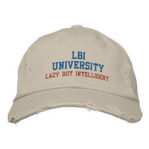BRODÉE LBI UNIVERSITY MARDEMARKÉ CASQUETTE EMBROIDÉE
