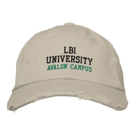 BRODÉE LBI UNIVERSITY (TM) CASQUETTE EMBROIDERED (Devant)
