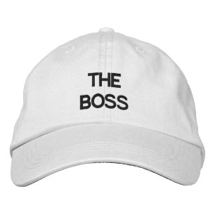 Brodée Le Casquette ajustable personnalisé Boss