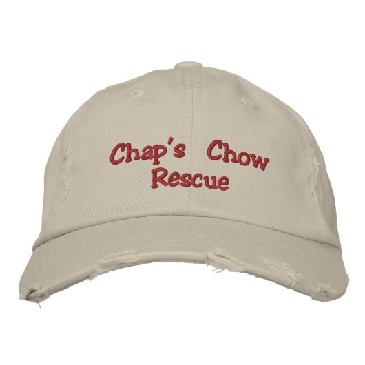 Brodée Le Casquette de Chap (Devant)