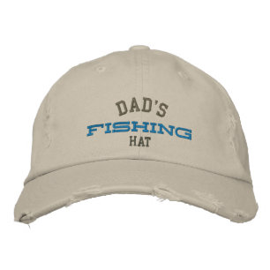 Brodée Le Casquette de la Broderie de pêche chanceuse de 