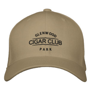 Brodée Le Casquette du club de baseball GwP Cigar Club