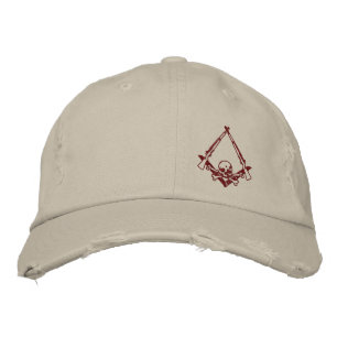 Brodée Le maçon principal moderne a brodé le casquette