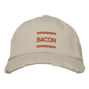 BRODÉE LE MEILLEUR CASQUETTE BACON EMBROIDÉE AU MONDE
