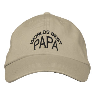 Brodée Le meilleur casquette du papa du monde (lettres
