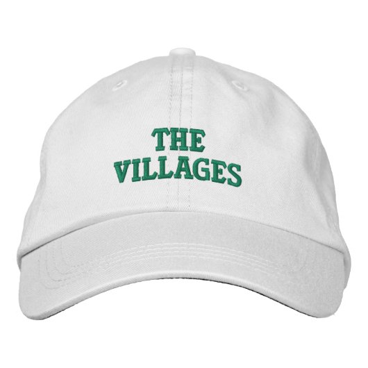 Brodée Les Villages Floride Casquette de baseball brodé (Devant)