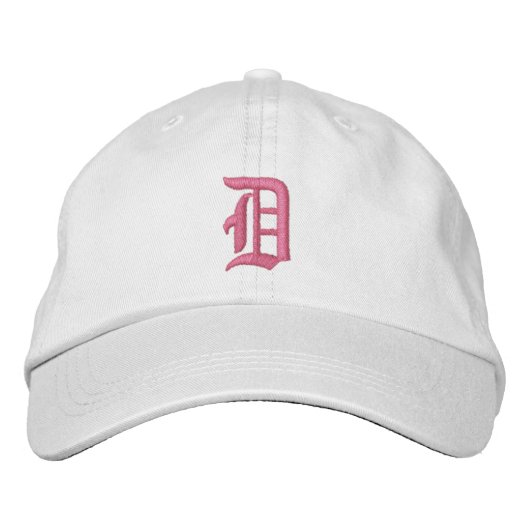 Brodée Lettre D Monogramme Casquette brodé (Devant)