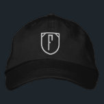 Brodée LETTRE Familiale Franklin "F" Casquette noir<br><div class="desc">LETTRE Familiale Franklin "F" Casquette noir</div>