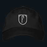 Brodée LETTRE Familiale Franklin "F" Casquette noir<br><div class="desc">LETTRE Familiale Franklin "F" Casquette noir</div>