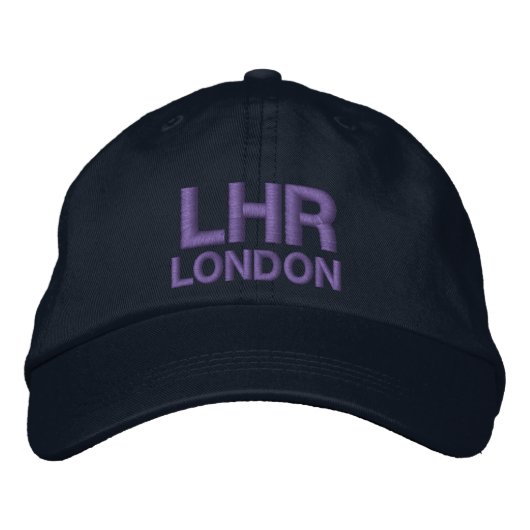 Brodée LHR London Heathrow Casquette brodé (Devant)