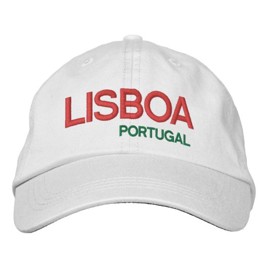 Brodée LISBOA PORTUGAL Casquette brodé (Devant)