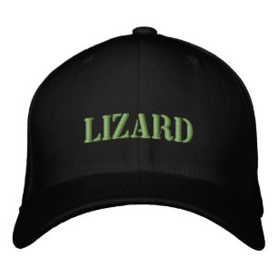 BRODÉE LIZARD EMBROIDEUR CASQUETTE DE BASEBALL
