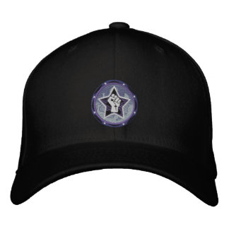 Brodée logo noir VR casquette
