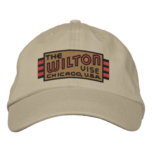 Brodée Logo original Wilton Vise Casquette réglable (Devant)