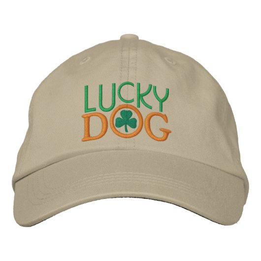 Brodée Lucky Dog Casquette par SRF (Devant)
