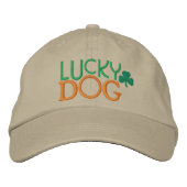 Brodée Lucky Dog Casquette par SRF (Devant)