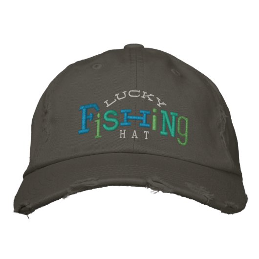 Brodée Lucky Fishing Casquette (Devant)