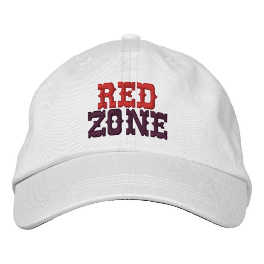 Brodée MaggHouze Red Zone Casquette de balle (Devant)