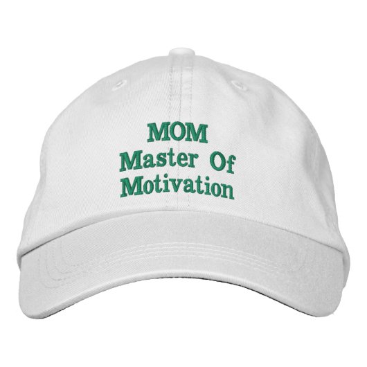 Brodée Maître de Motivation, Casquette pour maman (Devant)
