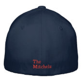 Brodée Mme Casquette, Casquette de mariée mariée, Casquet (Dos)