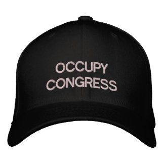 Brodée Modèle Casquette Occupy Congress