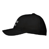 Brodée Modèle vierge de Casquette de baseball brodé perso (Gauche)