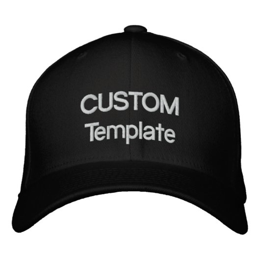 Brodée Modèle vierge de Casquette de baseball brodé perso (Devant)