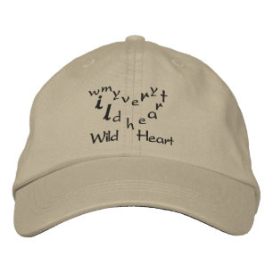 Brodée Mon Casquette de coeur très sauvage