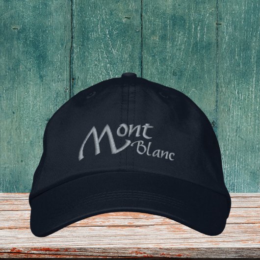 Brodée Mont Blanc France Casquette brodé