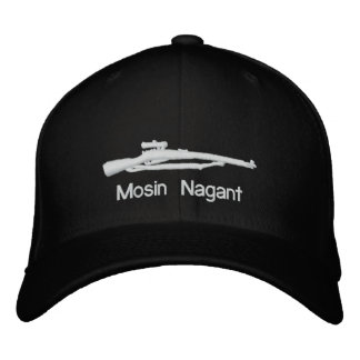 Brodée Mosin Nagant noir brodé Casquette