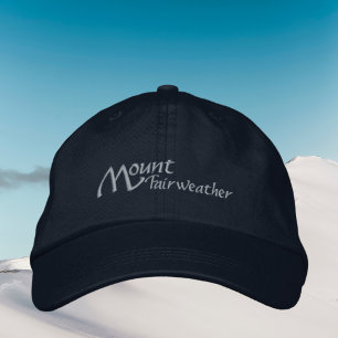 Brodée Mount Fairweather BC Canada Casquette des Rocheuse