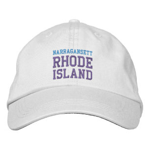 Brodée NARRAGANSETT, casquette du RI