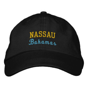 Brodée Nassau, Bahamas Casquette ajustable personnalisé