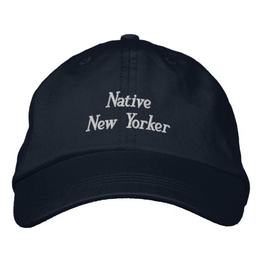 Brodée NATIVE NEW YORKER casquette (Devant)