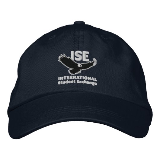 Brodée Navy Unisex ISE Casquette brodé (Devant)