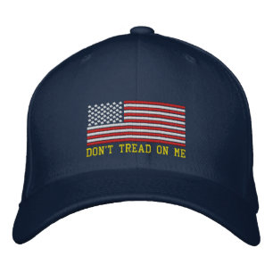 Brodée NE ME CONNECTEZ PAS Drapeau américain Casquette br