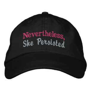 Brodée Néanmoins Elle a Persisté Brodé Casquette Ajust.
