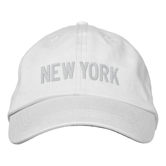 Brodée NEW YORK casquette (Devant)