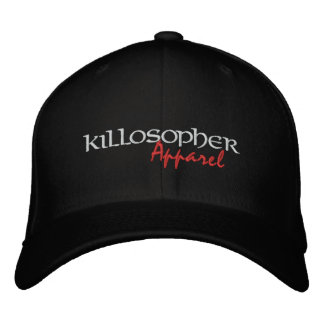 Brodée Noir Killosopher Vêtements Casquette Flexfit
