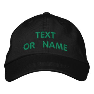 Brodée nom de texte personnalisé Casquette de baseball br