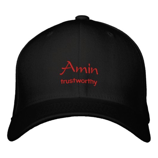 Brodée Nom d'unité Casquette / Casquette (Devant)