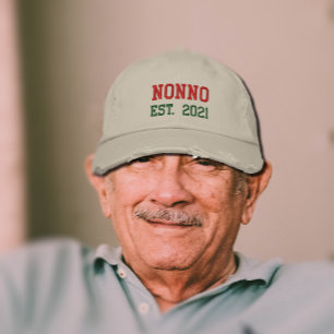 Brodée Nonno - est.2020 Casquette brodé de baseball