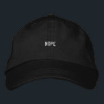 Brodée Nope papa Casquette brodé<br><div class="desc">Nope papa Casquette brodé</div>